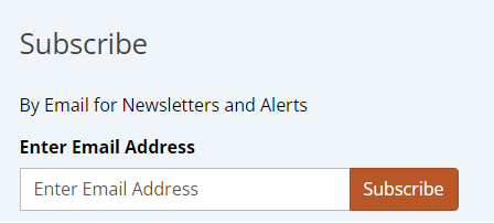 CalPERS Email Subscription