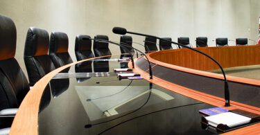 Decorative image of Board room table