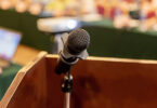 microphone in conference room