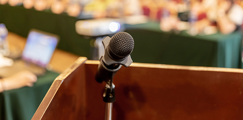 microphone in conference room