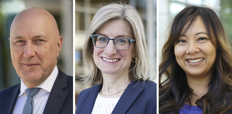 Chief Investment Officer Stephen Gilmore, Chief Clinical Director Dr. Julia Logan, and Deputy Chief Actuary Fritzie Archuleta.