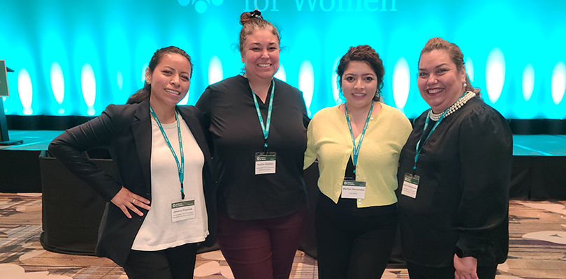 Jessica Chumak, Heather Ramirez, Marilyn Hernandez, and Amelia Herrera-Robles